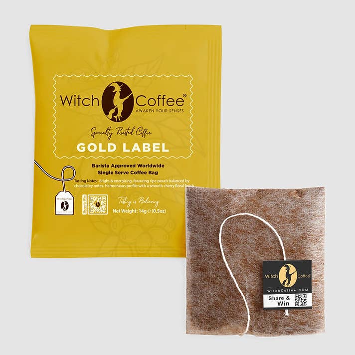 WITCH COFFEE (Montre Australia Pty Ltd) - Wholesale Ground coffee - Witch Coffee - Gold Label Single-Serve Steeped Coffee Bags7
