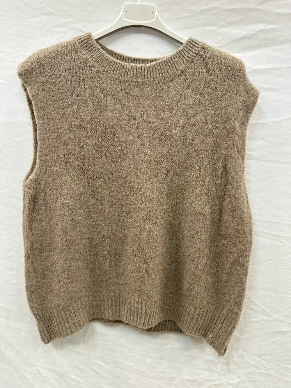 Mimi & Gogo - Wholesale Knit Sweater - Women's - Sleeveless Baby Alpaca Sweater @35552_PulSMAlpaga3