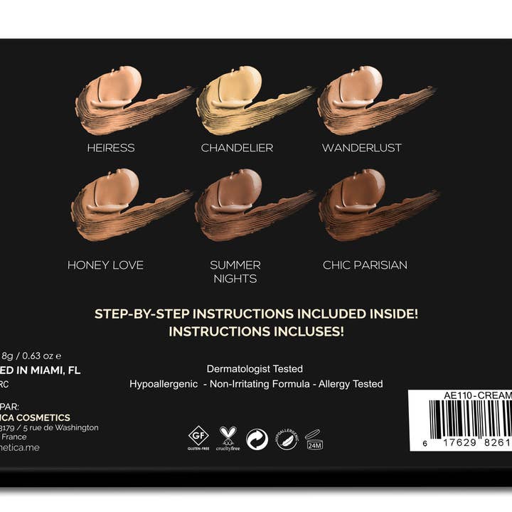 Aesthetica - Wholesale Makeup Contour - Aesthetica Cream Contour Kit1