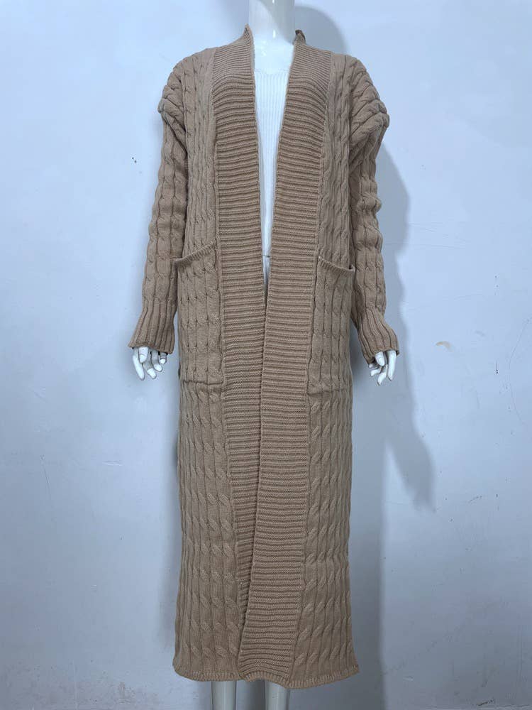 Productseeker - Wholesale Coat - Women's - CT037 Cozy Plus Size Long Knit Sweater Coat27