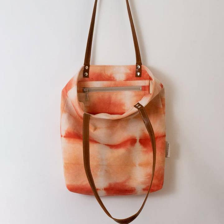 Modelia – Großhandel Tragetasche – Damen – Riva-Transportkiste - Wappwurzel Shibori1