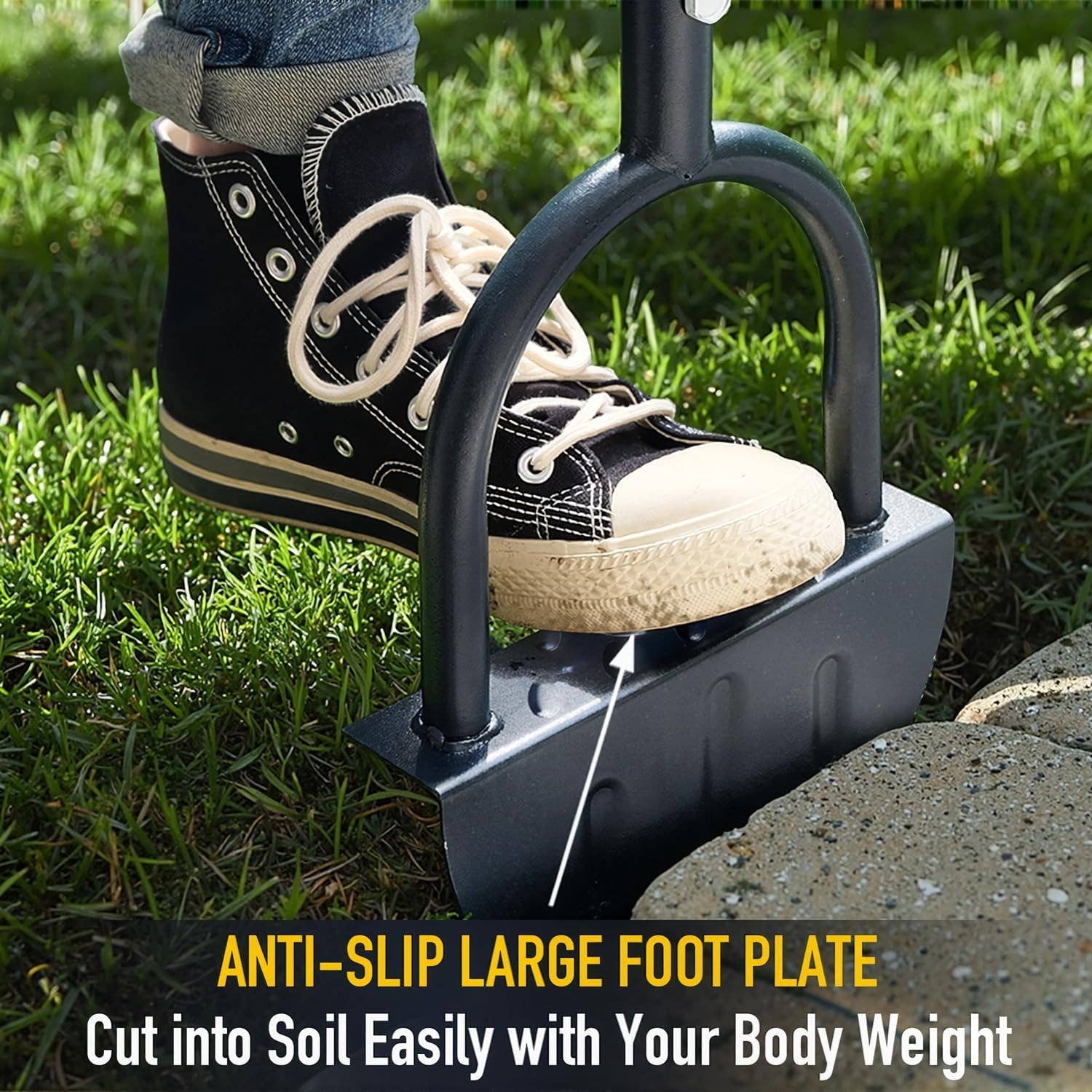 VIGOR - Wholesale Garden Tool - Tooth Blade Lawn Edger Tool,3 Pieces Removable Lawn Edger8