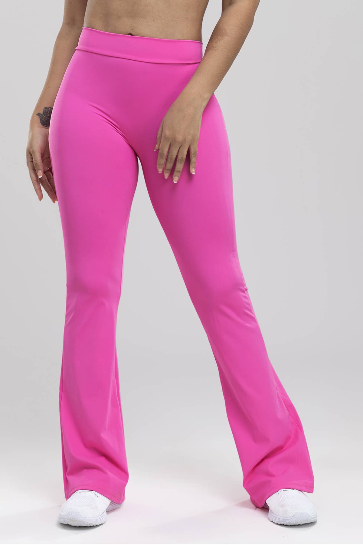 Color 5 - Wholesale Athletic Pants - Women's - Navy premium active wear yoga flare pants w/scrunch butt11