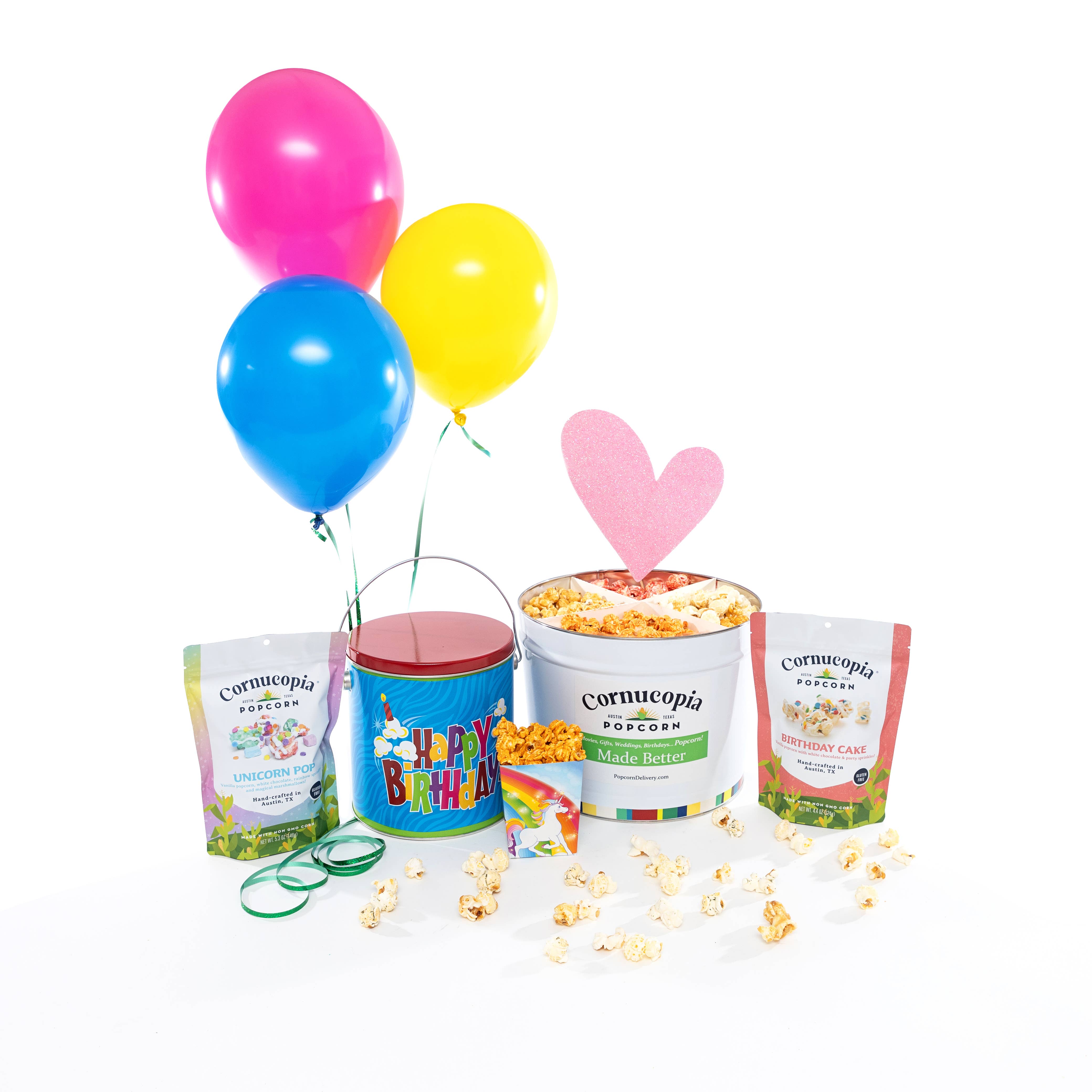 Cornucopia Popcorn - Wholesale Popcorn - Birthday Cake Popcorn (GF) Signature Bag6