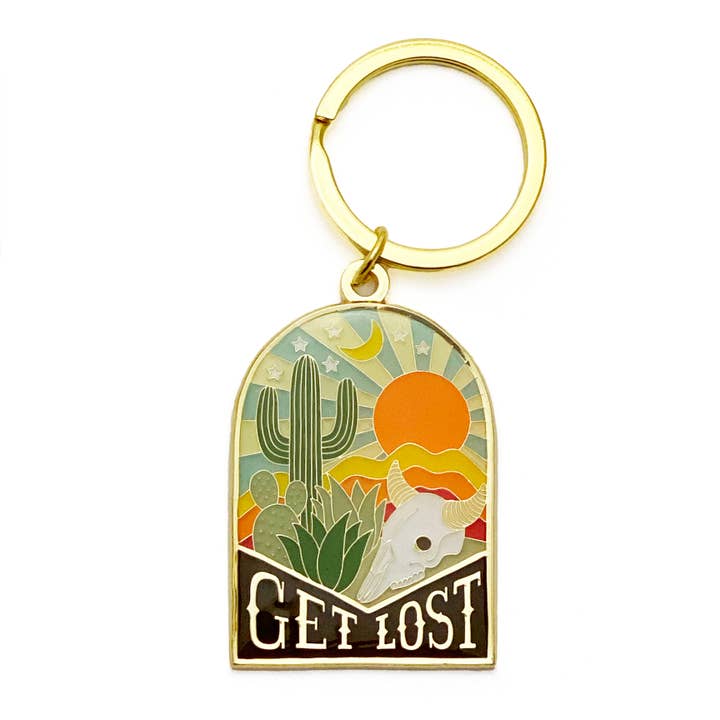 Lucky Horse Press – wholesale Keychain – Unisex – Get Lost Keychain