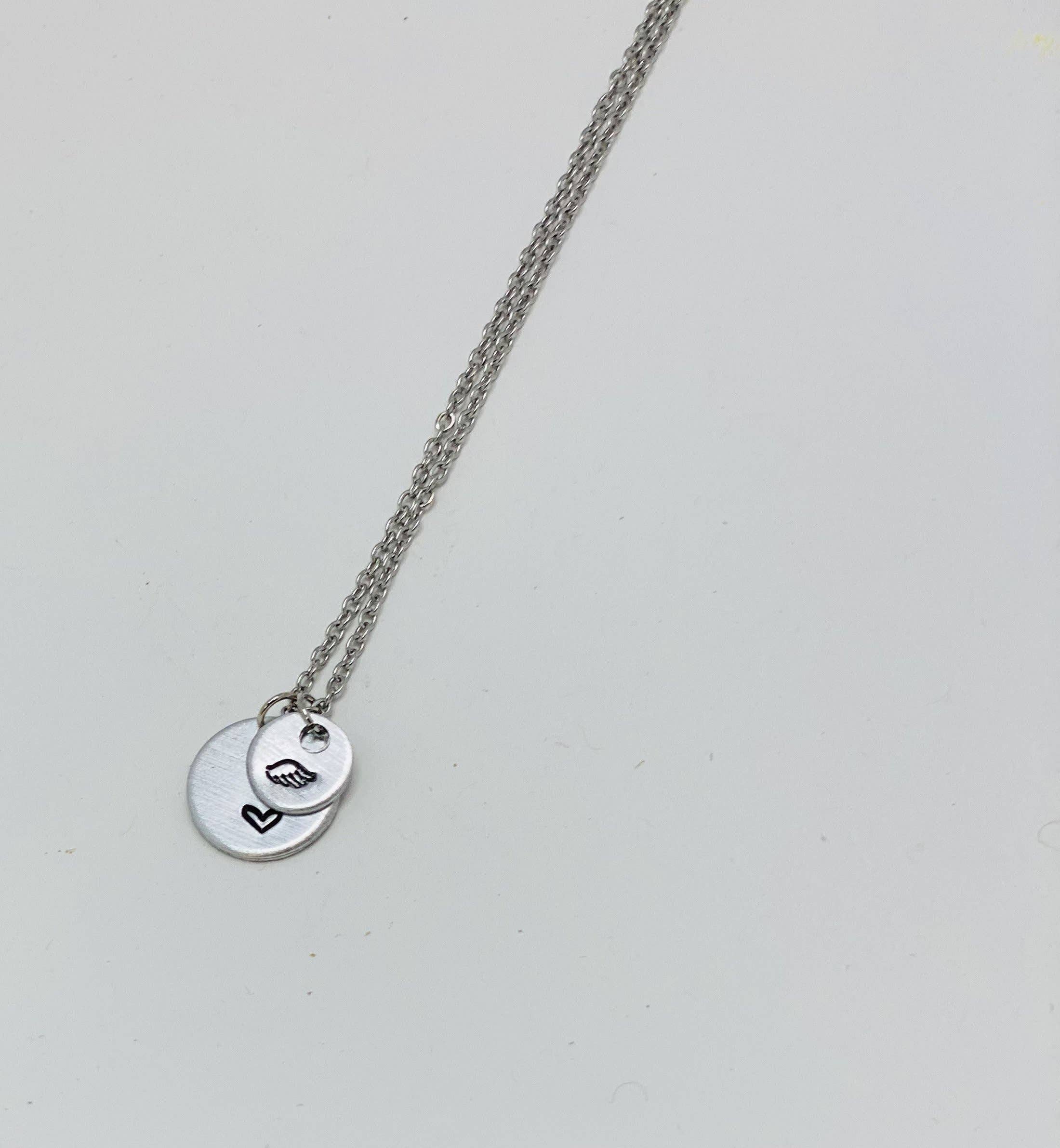 Little Happies Co - Wholesale Pendant/Charm Necklace - Angel Wing Necklace, Infant Loss Necklace, Miscarriage Gift, Miscarriage Gift Necklace, Sympathy Gift, Grief Gift, Memorial Gift, Loss8