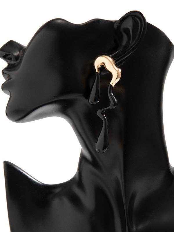 Sheer Trend – Brincos de argola por atacado – Brincos geométricos pendentes com cores contrastantes6