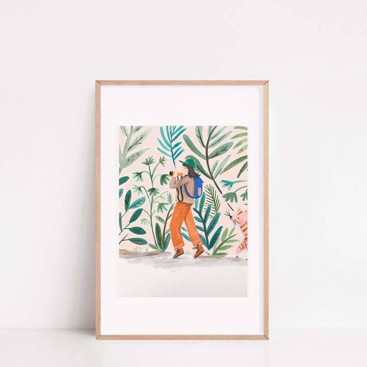 Wild Explorer Print for wholesale by Martha Ratcliff Illustration