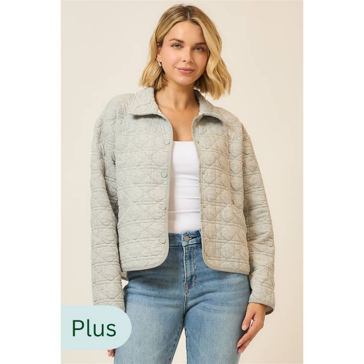 Veste à col matelassé pour la vente par Cozy Casual, Inc.