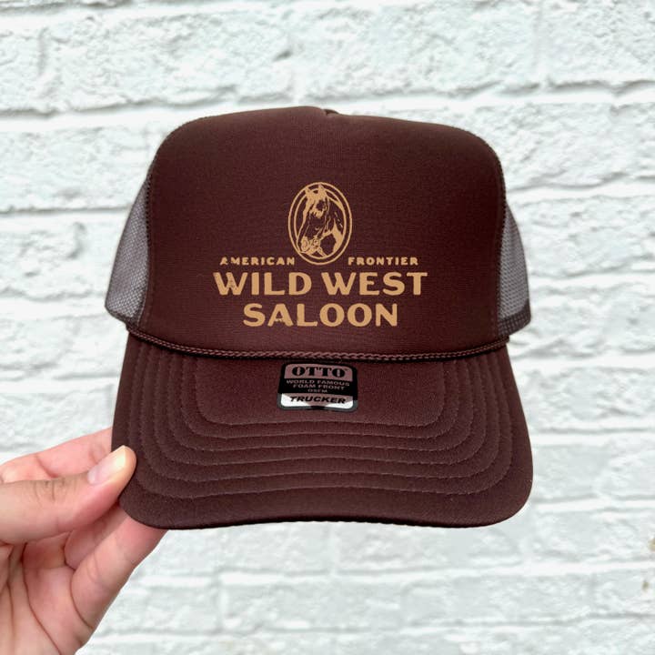 Western Wholesale - Wholesale Trucker Hat - Women's - Wild West Saloon - Western Trucker Hat 1