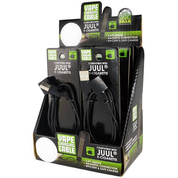 Novelty Brands - Wholesale Retailer Display - Home & Living - Smokezilla 2.6ft Vape Device USB Charging Cable - 6/Display0