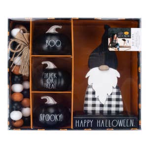 2 Rae Dunn Halloween Kitchen Towels Trick Or Treat/Happy Haunting
