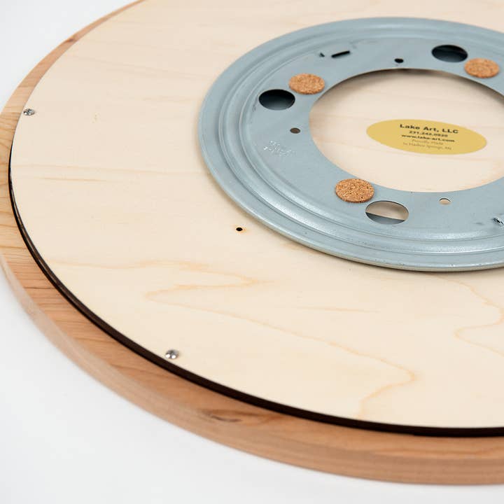 Lake Art - Wholesale Lazy Susan - Your Lake Here | 3D Wood Lazy Susan3