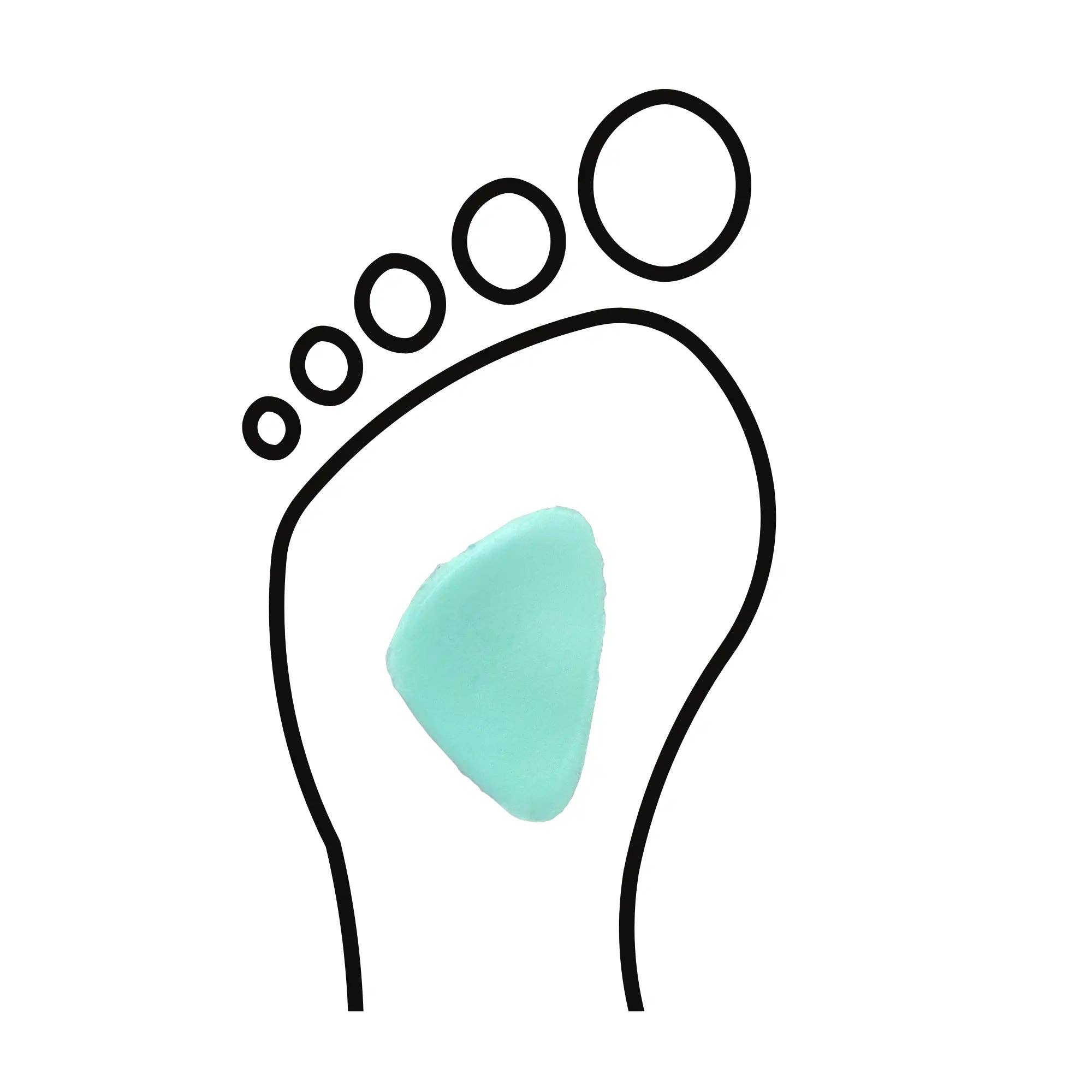 My Podologie - Wholesale Craft Supplies - Latex Foam Back Support - Shore 25-35 - Green1