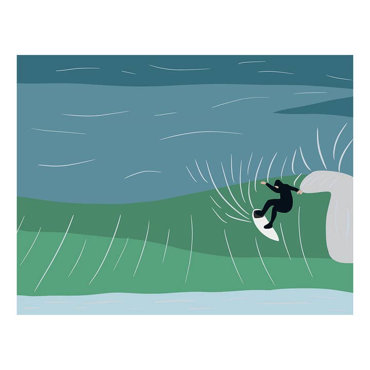 Muted Colors - Wholesale Art Print - Lost Wallet | 8x10 Surf Art Print