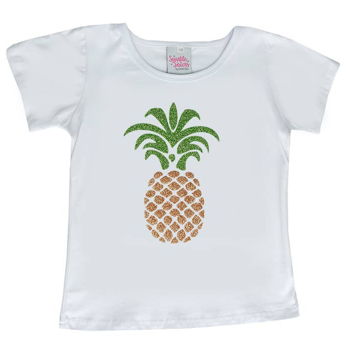 T-shirt à l'ananas pour la vente par Sparkle Sisters by Couture Clips