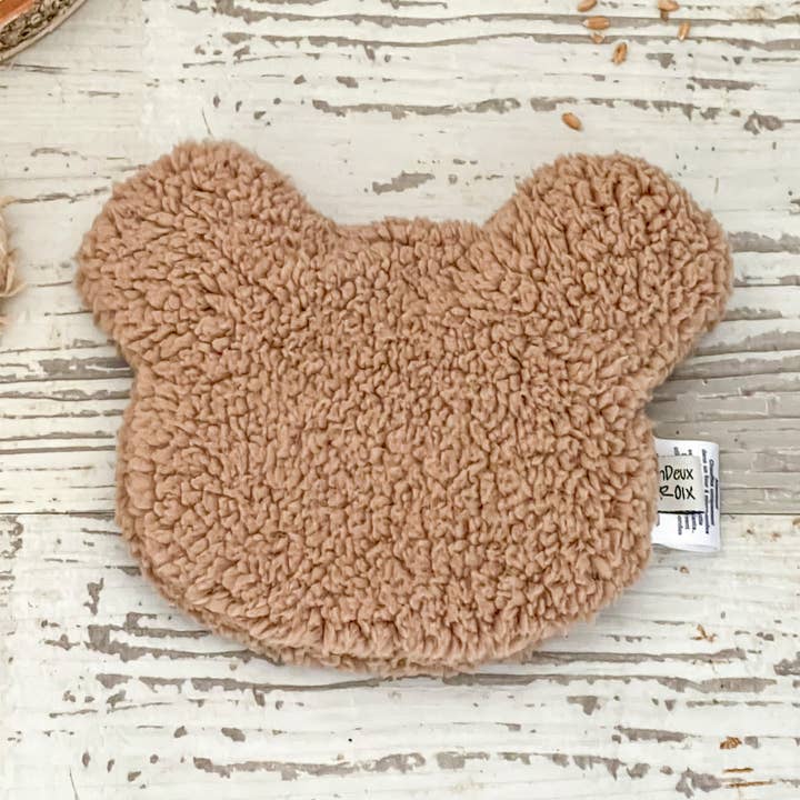 Dry hot water bottle - BOURS MOUMOUTE - capuccino for wholesale by UNDEUXCROIX