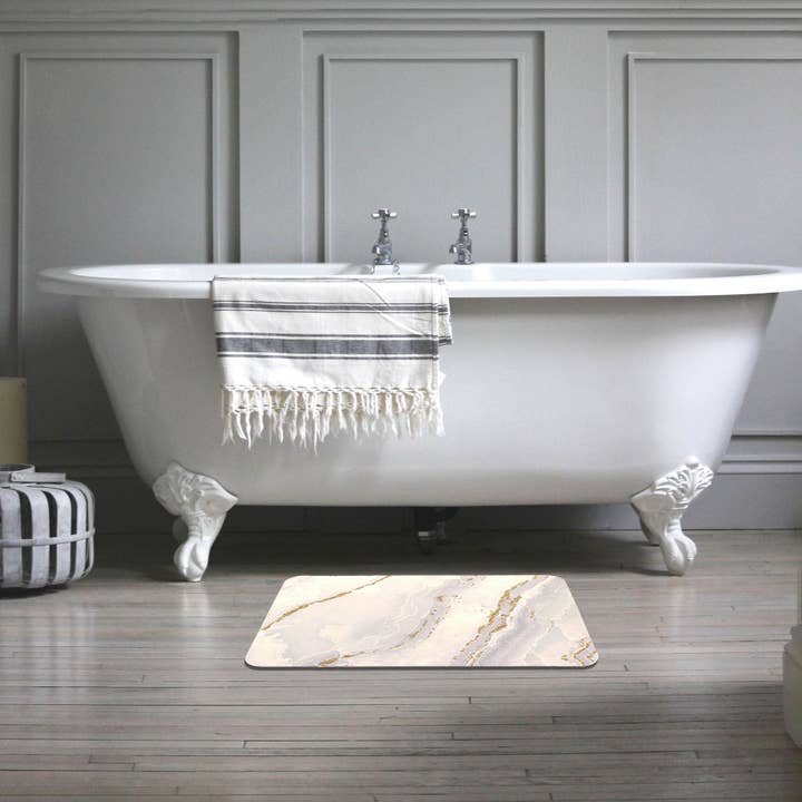 Evideco French Home Goods - Wholesale Bath Mat - Natural Diatomite Bath Mat Ultra-Absorbent Quick-Dry5