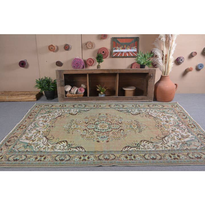 The Loom Wholesale - Wholesale Stair Runner - Handmade Green Wool Rug with Classic Traditional Design