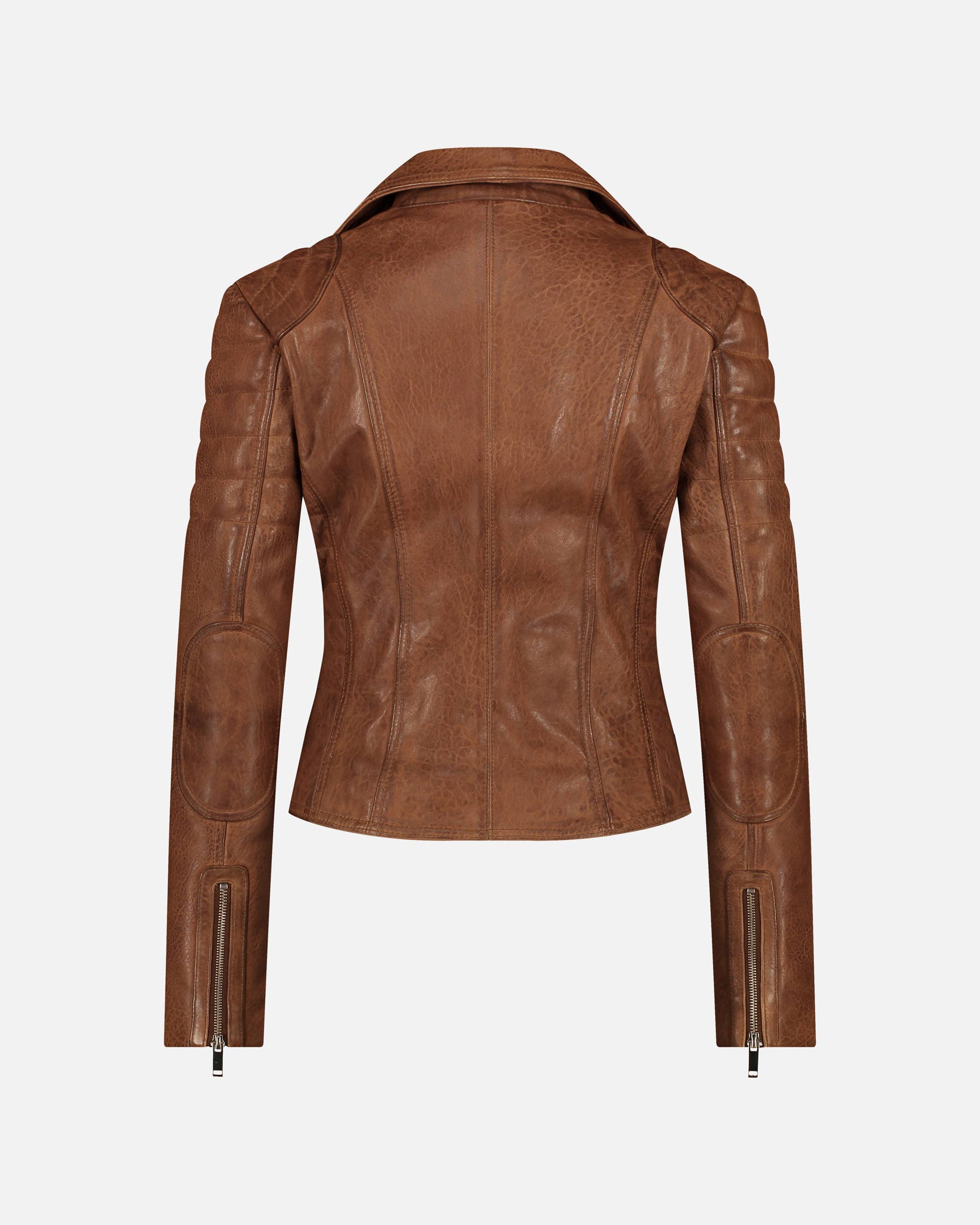 Amsterdam Heritage Leather Belts, Bags, Jackets & Apparel - Wholesale Leather Jacket - Women's - Munroe | Black and Cognac Women's Leather Jacket11