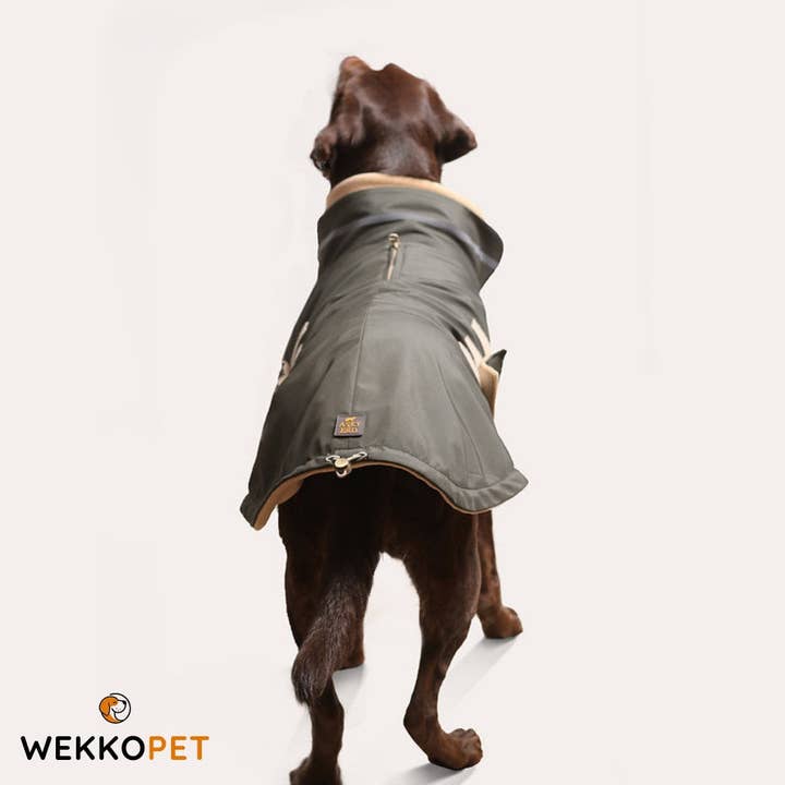 (SET OF 6) High-Quality Dog Extreme Weather Coat-Forest Green - Perfect Dog Lover Gift - WEKKOPET Boutique Rain Coat for wholesale by WEKKOPET