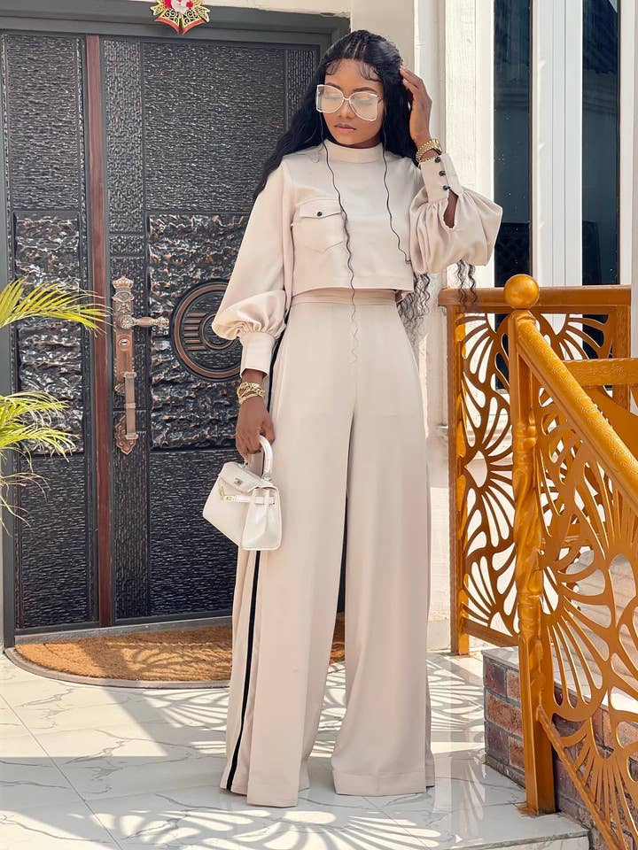 HK6659-Women Two Piece Top and Pants Clothes Suit Set and other Purchase Wholesale 3 piece set. Free Returns & Net 60 Terms on Faire trending on Faire.