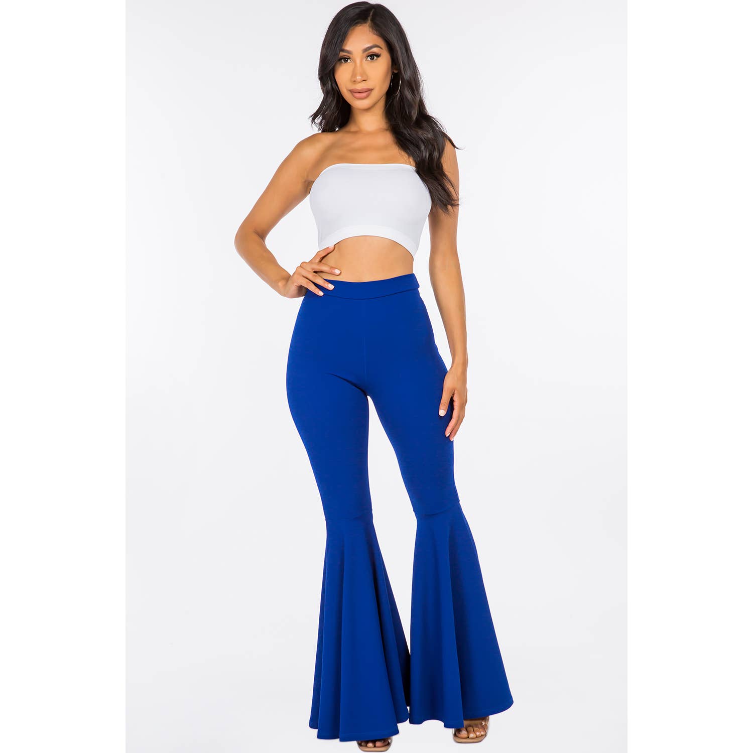 Uptown Apparel - Wholesale Pants - Women's - B10929 Bell Bottom Elegant Pants3