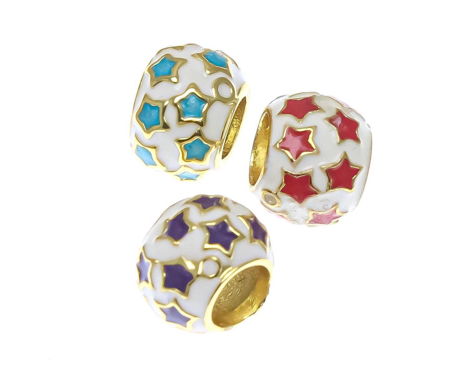 Jewel Pledge - Vendita all'ingrosso Ciondolo/pendente - Distanziale a Stella in Oro 18k per Gioielli SPG0990