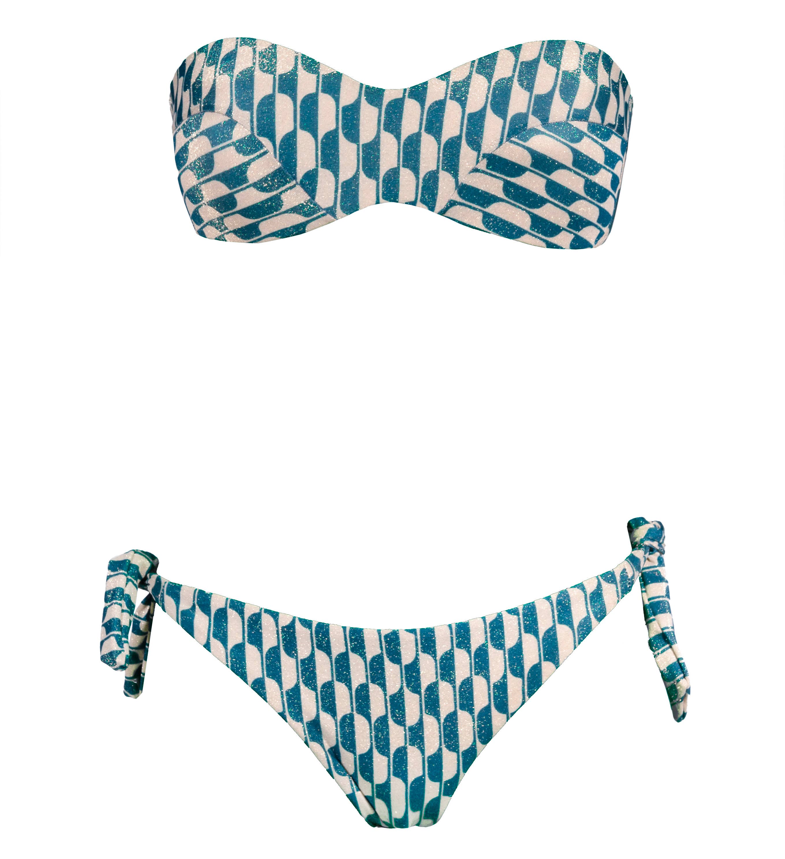 BENEDETTA DANIELI - BEACH WEAR - Vendita all'ingrosso Bikini - Donna - Serie - AMETISTA - FASCIA COPPA PUSH UP Art.BR108