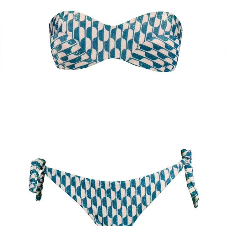 BENEDETTA DANIELI - BEACH WEAR - Vendita all'ingrosso Bikini - Donna - Serie - AMETISTA - FASCIA COPPA PUSH UP Art.BR108