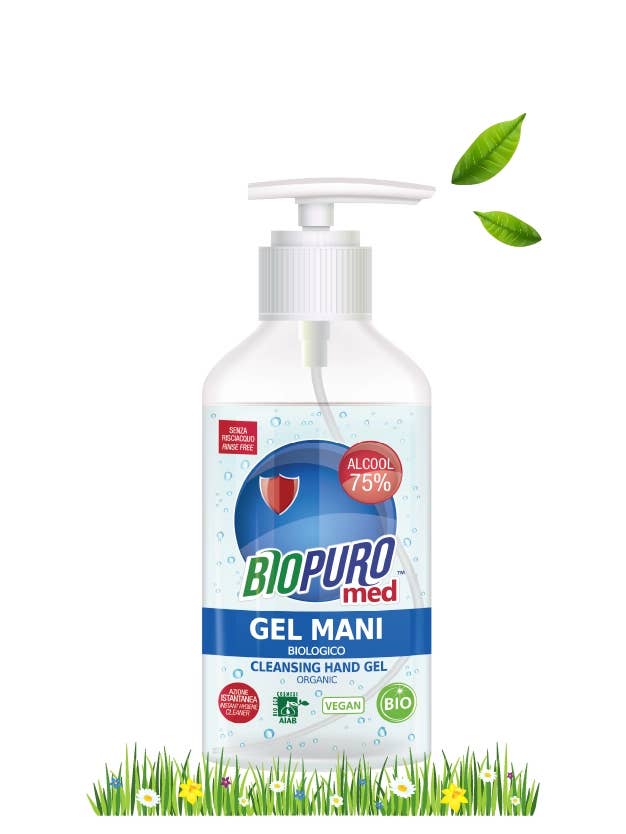 NIVEL SRL SOCIETÀ BENEFIT - Wholesale Hand Sanitizer - Biopuro Med - Organic Hand Sanitizing Gel 250mL