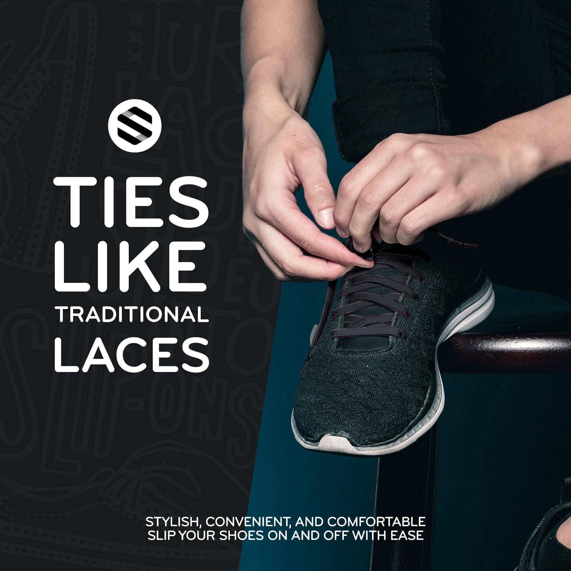 The Original Stretchlace - Vendita all'ingrosso Lacci per scarpe - Unisex - Lacci per scarpe elastici piatti1