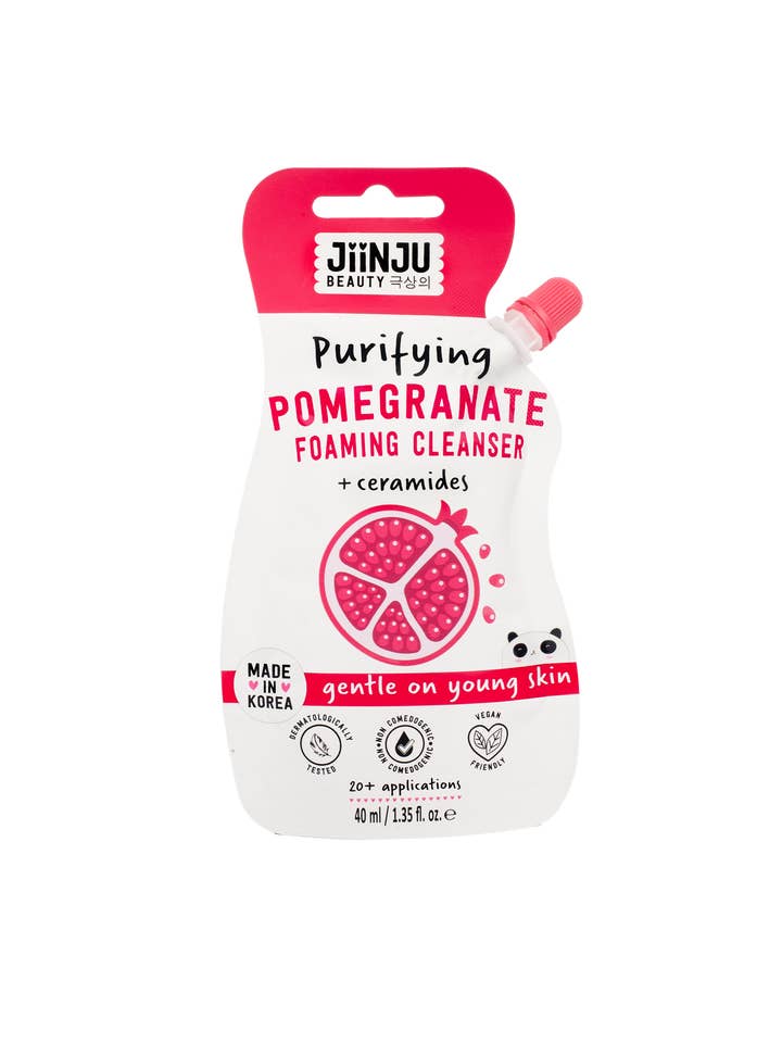 Jiinju Purifying Pomegranate Foaming Cleanser for wholesale by Jiinju Beauty