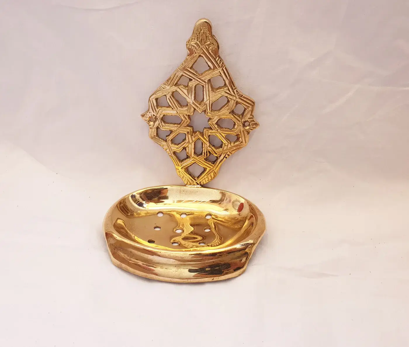 High crafty - Wholesale Bath Soap Dish - Elegant Brass Soap Dish & Towel Holder Set — Hand-Carved Mor4