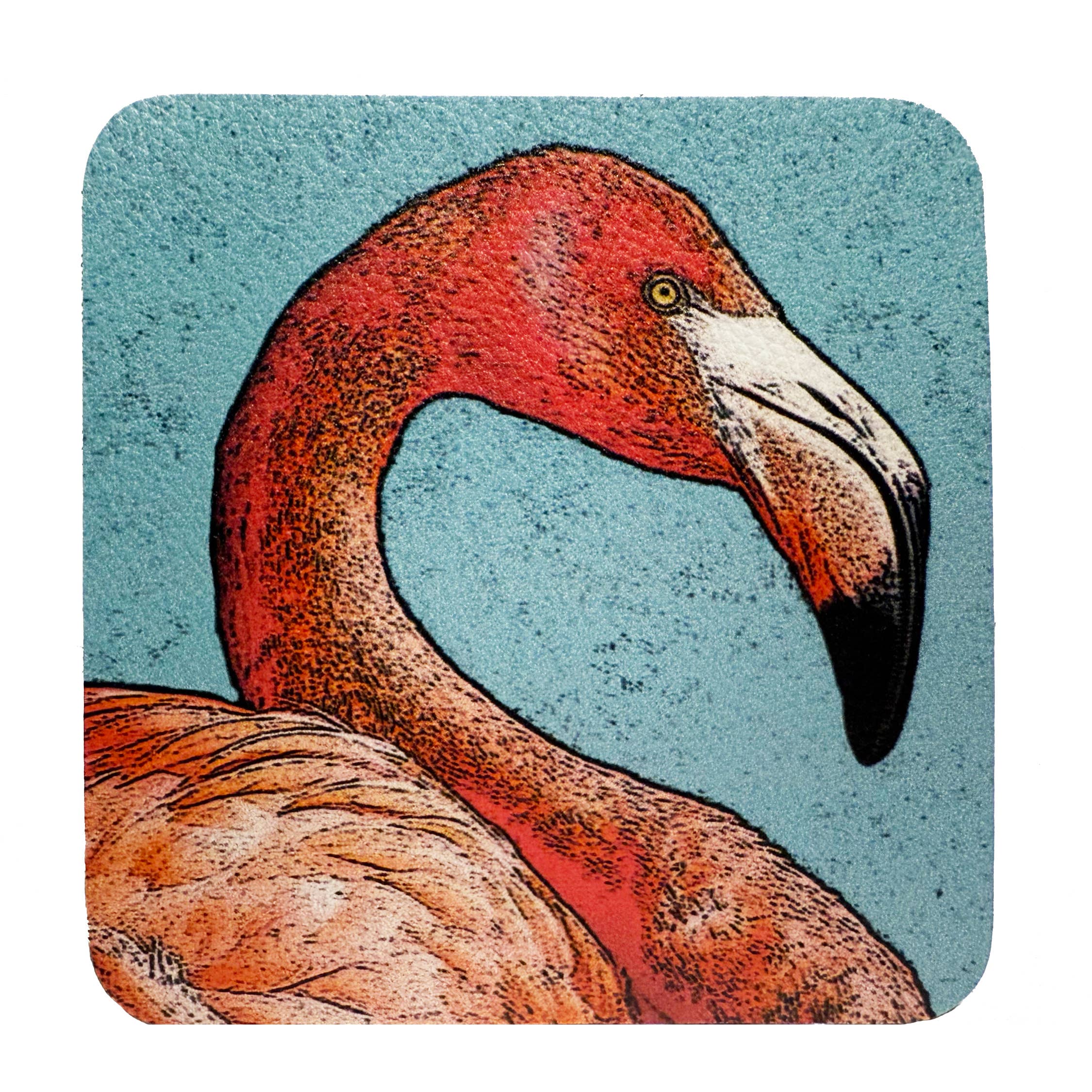 Alphie and Ollie - Wholesale Coasters - flamingo coaster0