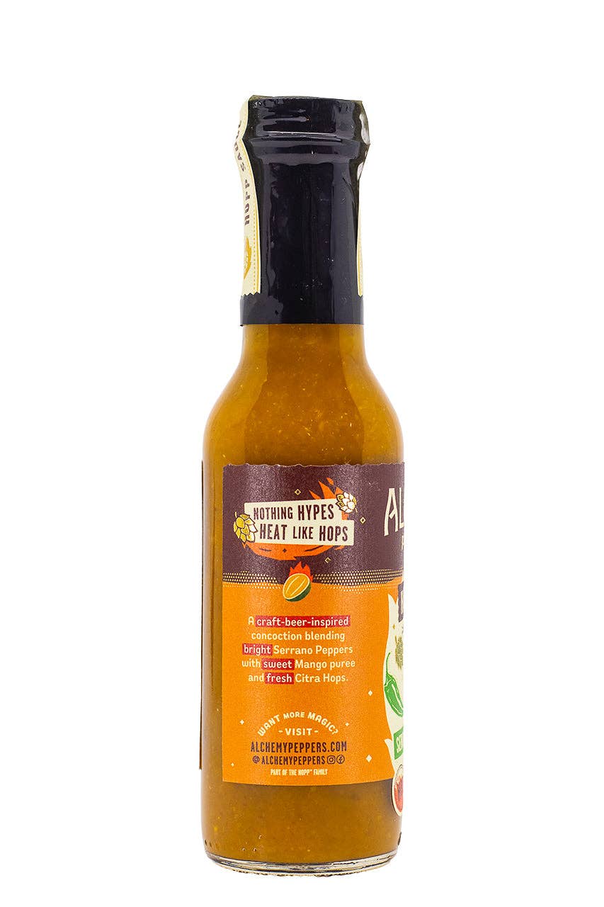 Heatonist - Wholesale Hot Sauce - Mango Serrano Hops | Alchemy Peppers 1