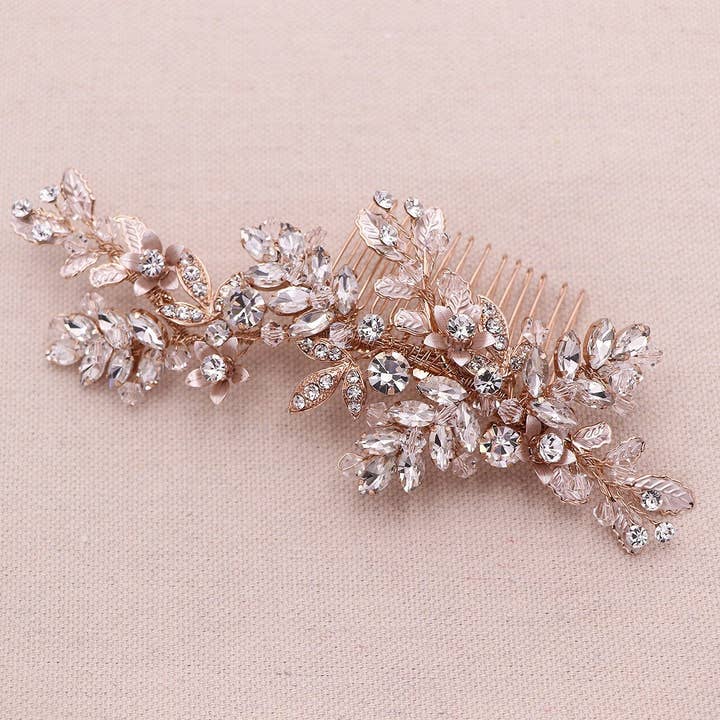 allureweddingjewelry - Wholesale Hair Pin - Halley Crystal Hair Comb9