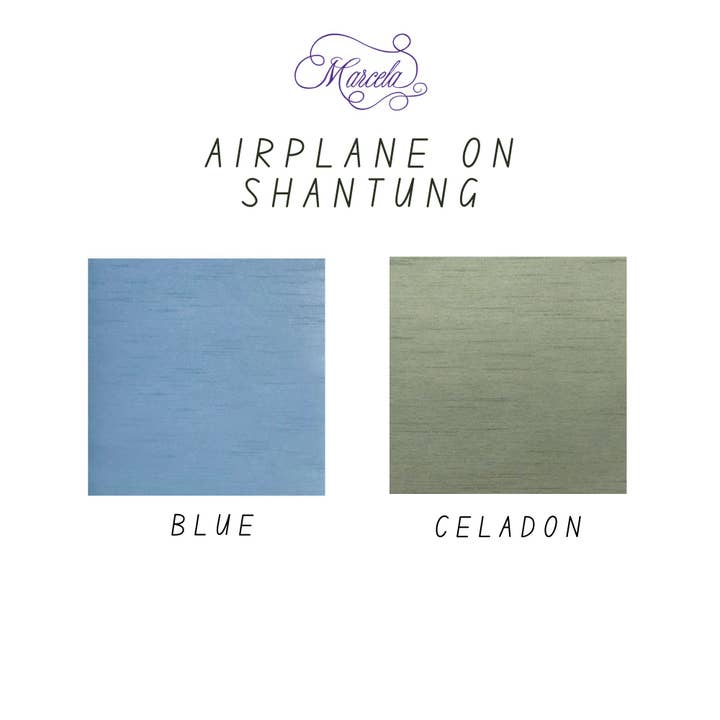 MARCELA - Wholesale Memory Book - Kids & Baby - Baby Memory Book- Airplane on Shantung