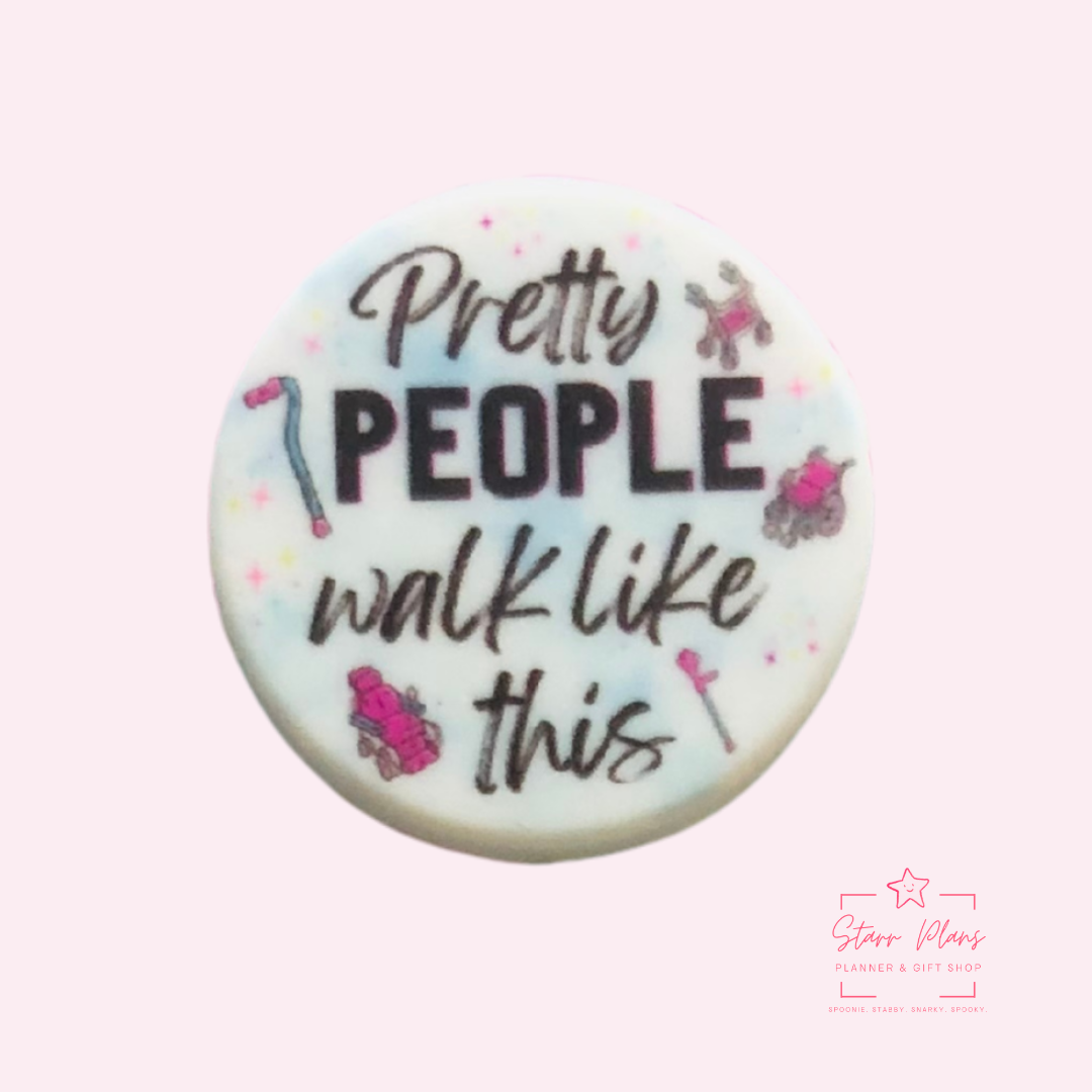Starr Plans - Wholesale Beads - Pretty People Walk Like This - Silicone Focal Bead1