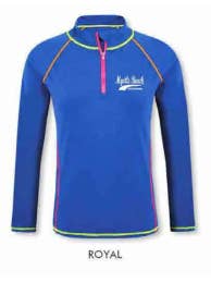 Basix of America - Wholesale Rashguard - Women’s - BANANA BOAT LADIES LONG SLEEVE RASH GUARD UPF50+ NEON THREAD5