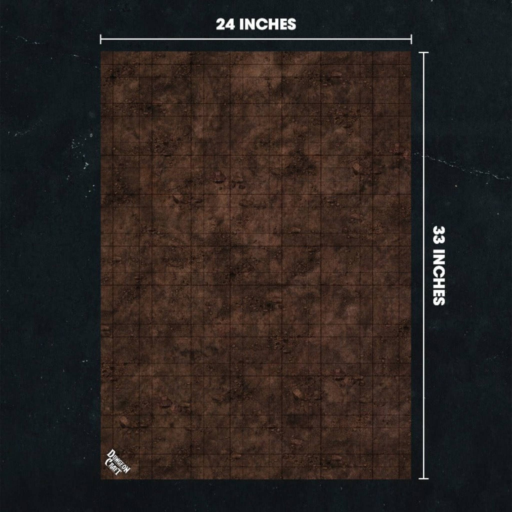 1985 Games - Vente Jeux de société - BattleMap – Carte de bataille Terre retournée pour DnD5