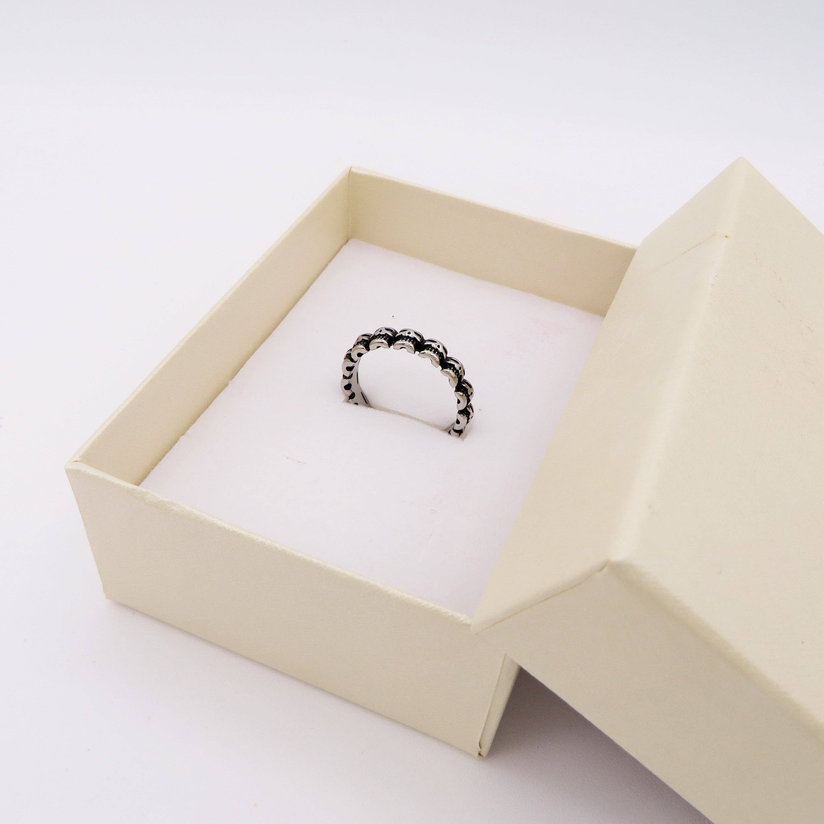 ANELLO fede teschietti uomo ACCIAIO for wholesale on Faire1
