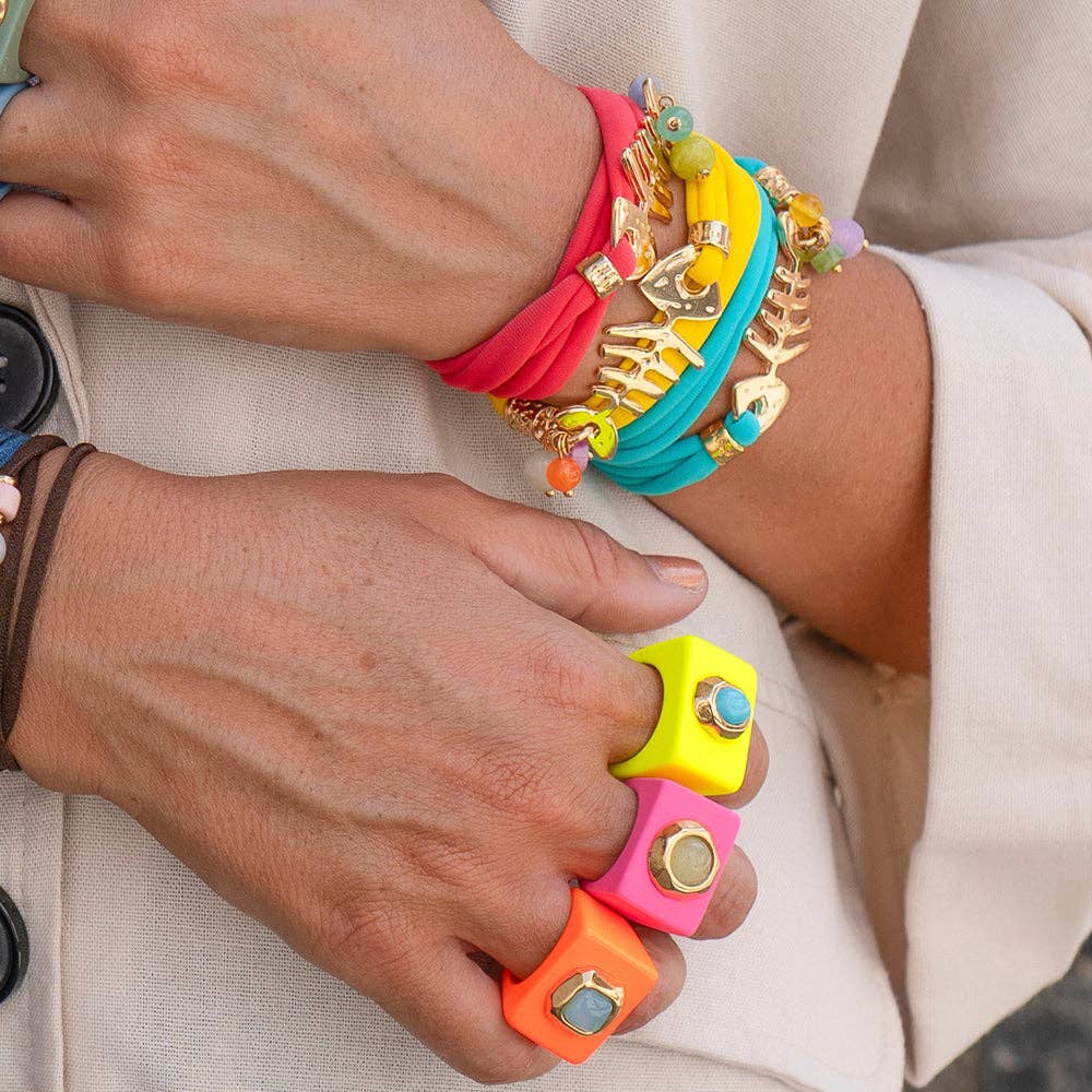 ÉMOLO - Vendita all'ingrosso Bracciale a polsino - Bracciale elastico Raspa10