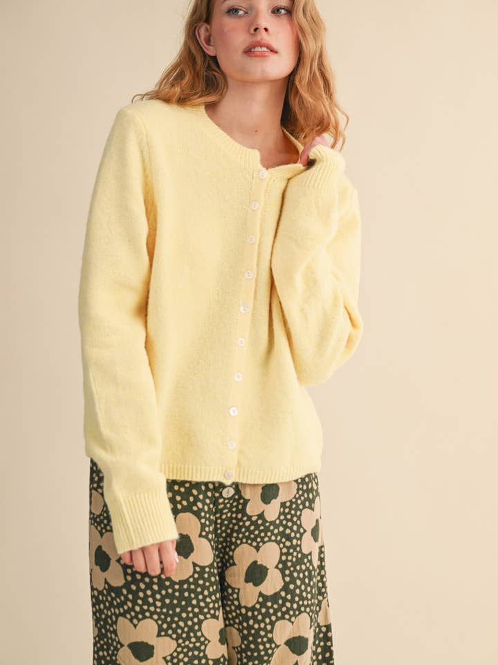 &MERCI - Wholesale Cardigan - Women's - MARLED KNIT SWEATER CARDIGAN MSW1124843