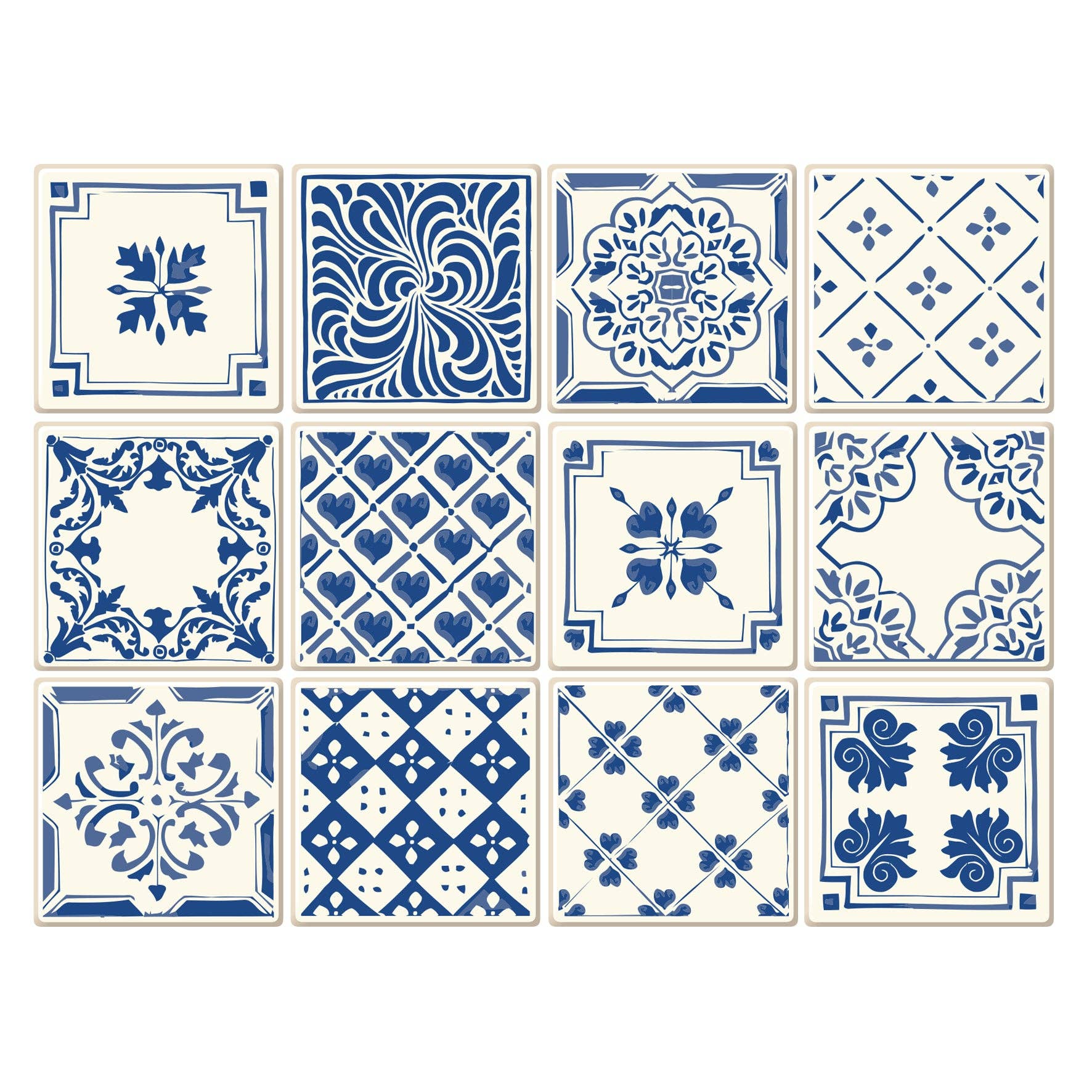 Queence - Wholesale Retailer Display - Home & Living - Sticker tiles - Lynesa set of 120