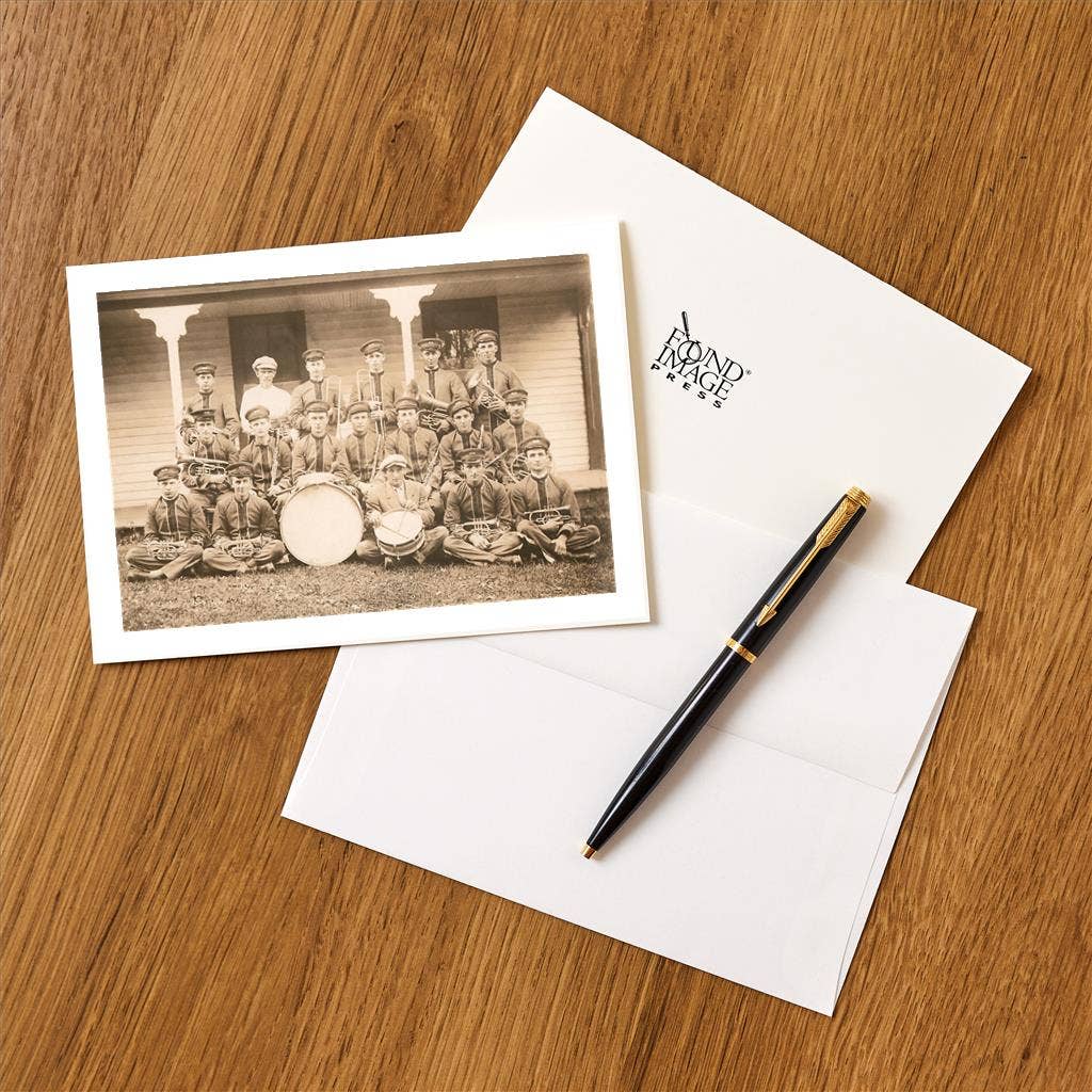 Found Image Press - Wholesale Stationery/Notecard Set - Greeting Card AP-386 Marching Band1