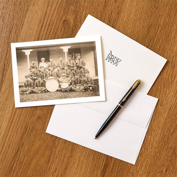 Found Image Press - Wholesale Stationery/Notecard Set - Greeting Card AP-386 Marching Band1