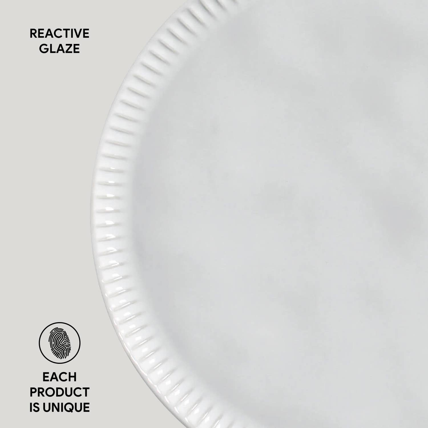 Porto Brasil – Großhandel Essteller – Linhas Bio Neuer Weißer Speiseteller, 10,8"4