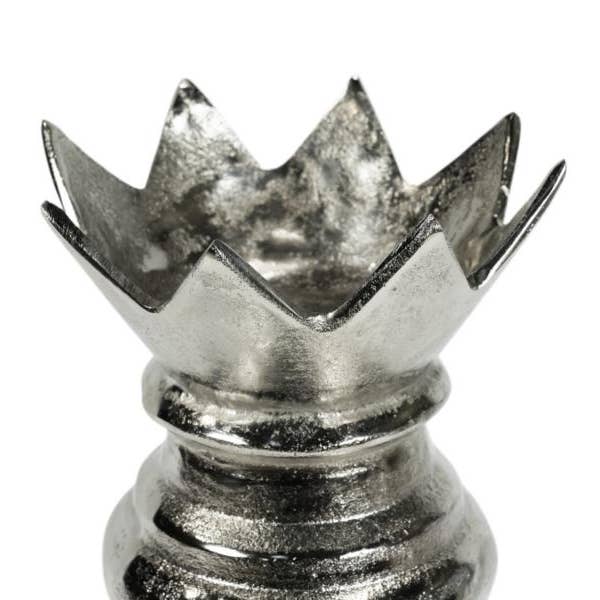 Michael & Philipp Noll e. K. - Wholesale Decorative Figurine - Queen King Horse Silver Chess Figure in Raw Look1