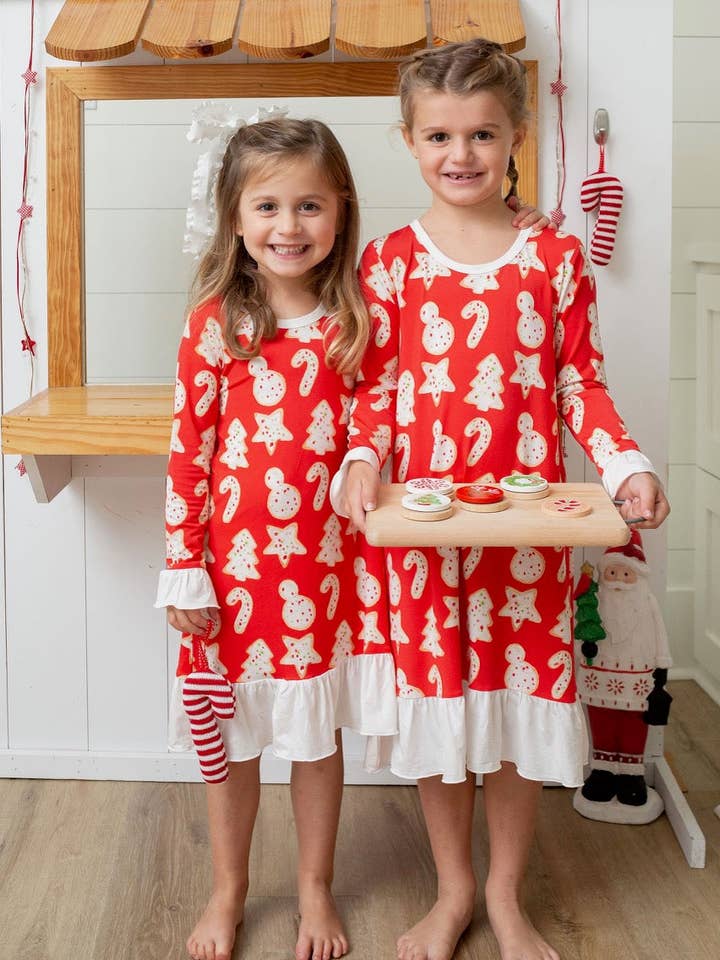 Abito Christmas Cookies per la vendita all'ingrosso da parte di Sweet Bay Clothing